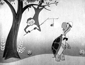 Bert the Turtle cartoon from the short civil defense film, DUCK AND COVER (1951)