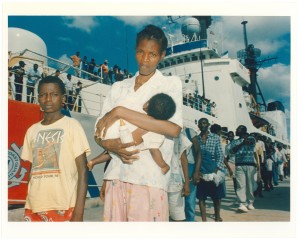 Haitians picked up at sea. Image courtesy of Holly Ackerman.